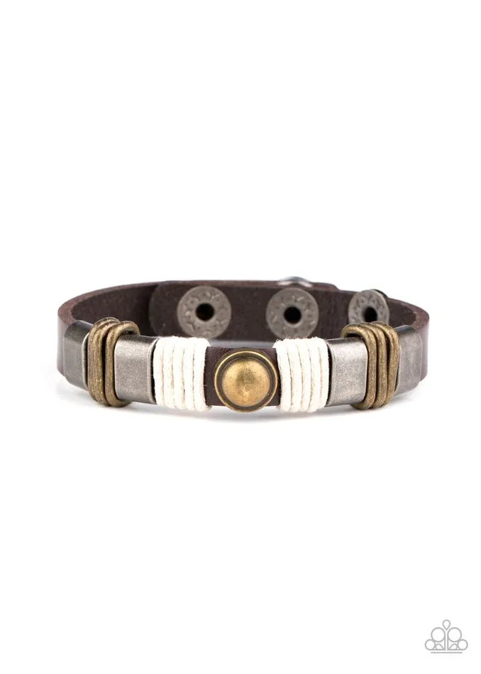 Paparazzi Jewelry Bracelets Paparazzi Bracelet Rev It Up Brown Paparazzi Jewelry Bracelets Paparazzi Bracelet Rev It Up Brown
