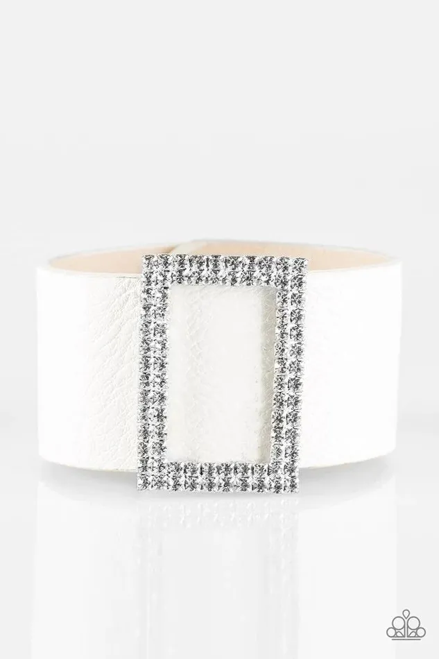 Paparazzi Jewelry Bracelets Paparazzi Bracelet STUNNING For You White