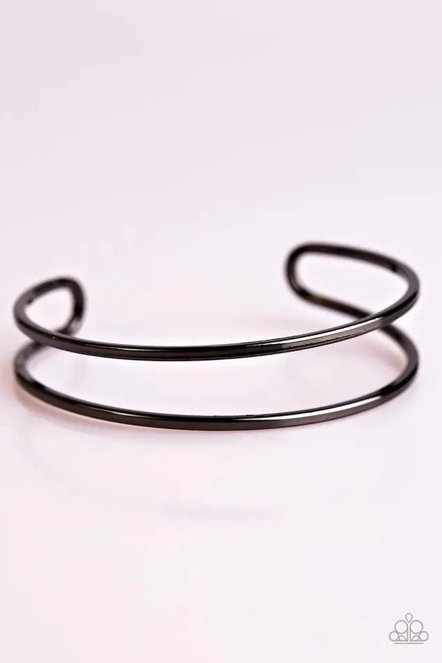 Paparazzi Jewelry Bracelets Paparazzi Bracelet Urban Rules Black