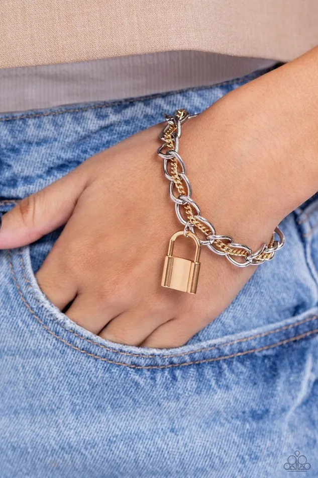 Paparazzi Jewelry Bracelets Paparazzi Bracelet Watch the LOCK Multi
