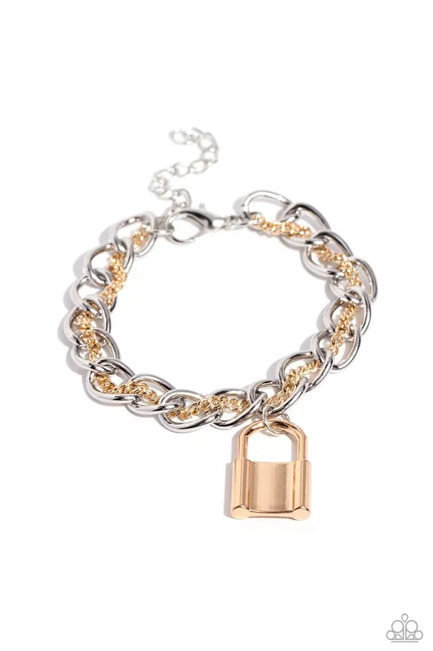 Paparazzi Jewelry Bracelets Paparazzi Bracelet Watch the LOCK Multi Paparazzi Jewelry Bracelets Paparazzi Bracelet Watch the LOCK Multi