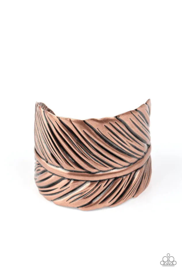 Paparazzi Jewelry Bracelets Paparazzi Bracelet Where Theres a QUILL Theres a Way Copper