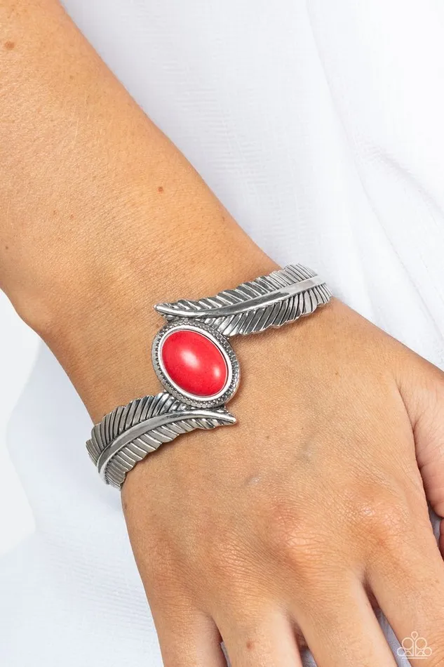 Paparazzi Jewelry Bracelets Paparazzi Bracelet Wild Wild NEST Red