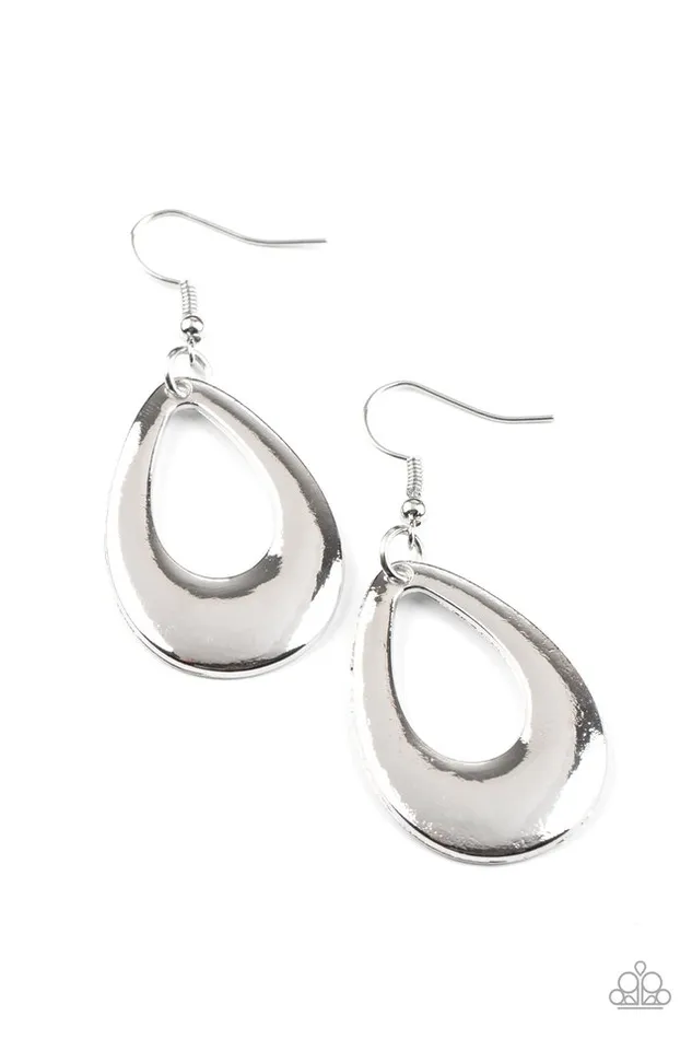Paparazzi Jewelry Earrings Paparazzi Earring All Allure All The Time Silver Paparazzi Jewelry Earrings Paparazzi Earring All Allure All The Time Silver