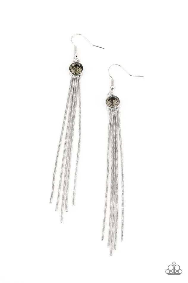 Paparazzi Jewelry Earrings Paparazzi Earring Always In Motion Silver Paparazzi Jewelry Earrings Paparazzi Earring Always In Motion Silver