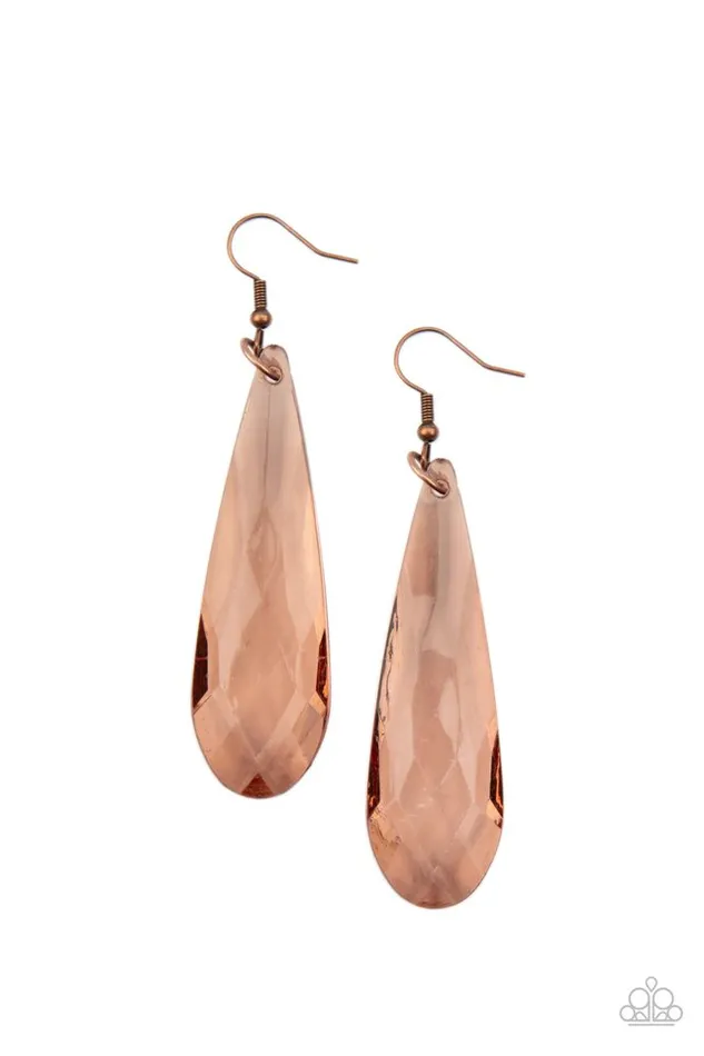 Paparazzi Jewelry Earrings Paparazzi Earring Crystal Crowns Copper Paparazzi Jewelry Earrings Paparazzi Earring Crystal Crowns Copper