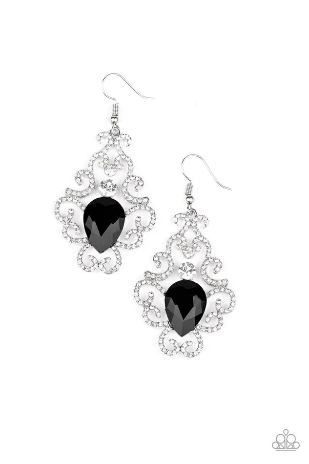 Paparazzi Jewelry Earrings Paparazzi Earring Happily Ever AFTERGLOW Black Paparazzi Jewelry Earrings Paparazzi Earring Happily Ever AFTERGLOW Black