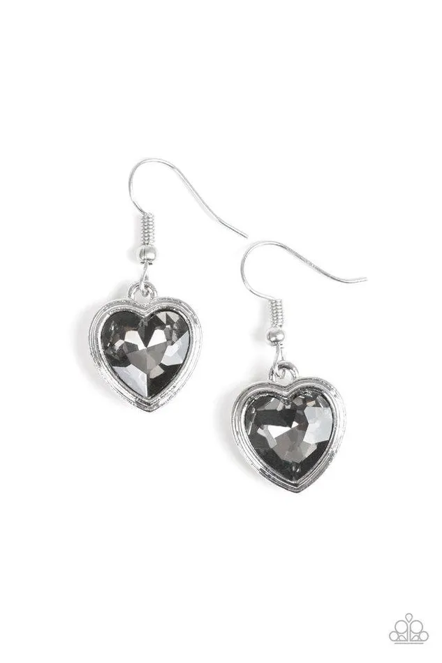 Paparazzi Jewelry Earrings Paparazzi Earring Real Romance Silver