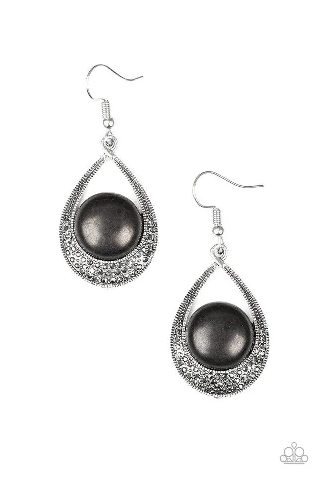 Paparazzi Jewelry Earrings Paparazzi Earring Richly Rio Rancho Black