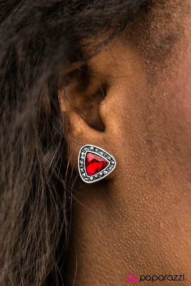Paparazzi Jewelry Earrings Paparazzi Earring Rocking The Best Red