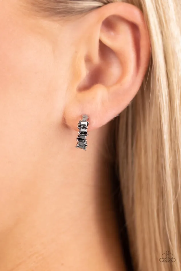 Paparazzi Jewelry Earrings Paparazzi Earring Rugged Rockstar Silver