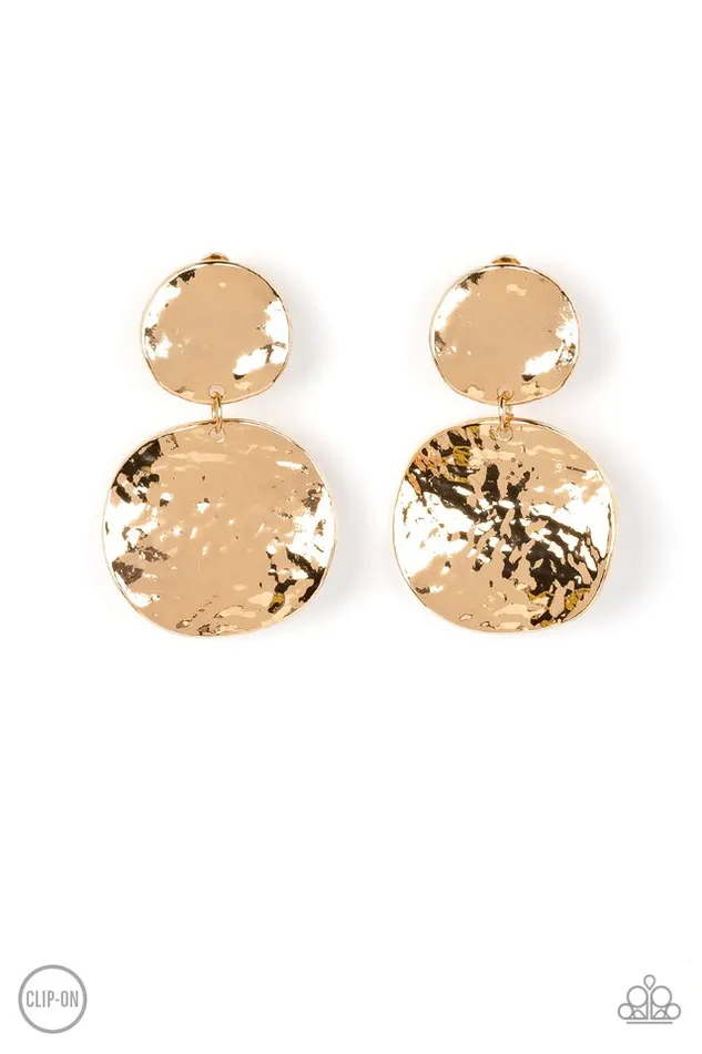 Paparazzi Jewelry Earrings Paparazzi Earring Rush Hour Gold