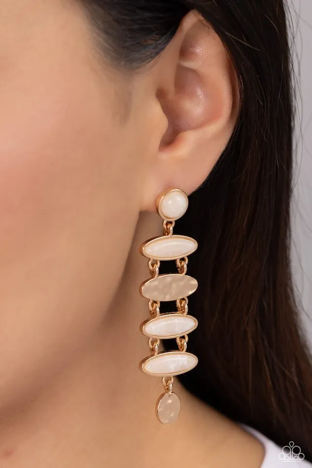 Paparazzi Jewelry Earrings Paparazzi Earring Rustic Reverie Gold