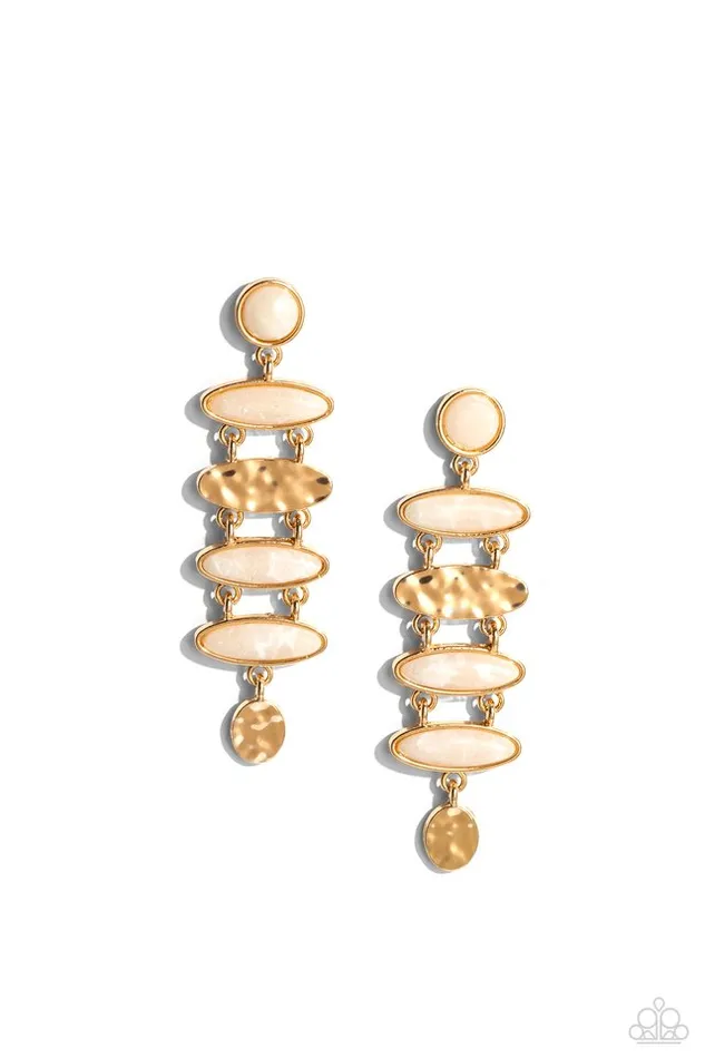 Paparazzi Jewelry Earrings Paparazzi Earring Rustic Reverie Gold Paparazzi Jewelry Earrings Paparazzi Earring Rustic Reverie Gold