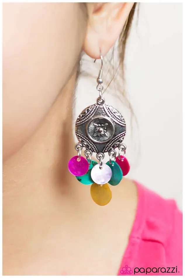 Paparazzi Jewelry Earrings Paparazzi Earring So Far So Good Multi