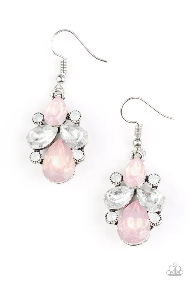 Paparazzi Jewelry Earrings Paparazzi Earring Wonderland Waltz Pink