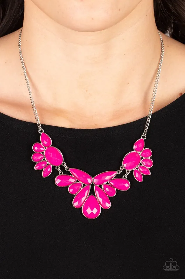 Paparazzi Jewelry Necklaces Paparazzi Necklace A Passing FANcy Pink