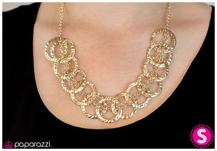 Paparazzi Jewelry Necklaces Paparazzi Necklace All Together Now Gold