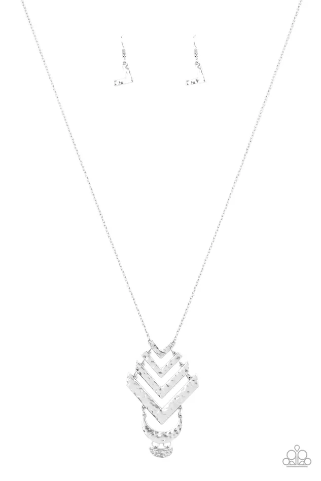 Paparazzi Jewelry Necklaces Paparazzi Necklace Artisan Edge Silver