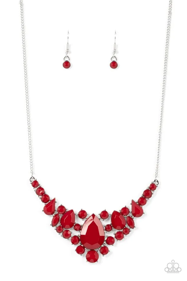 Paparazzi Jewelry Necklaces Paparazzi Necklace Bali Ballroom Red
