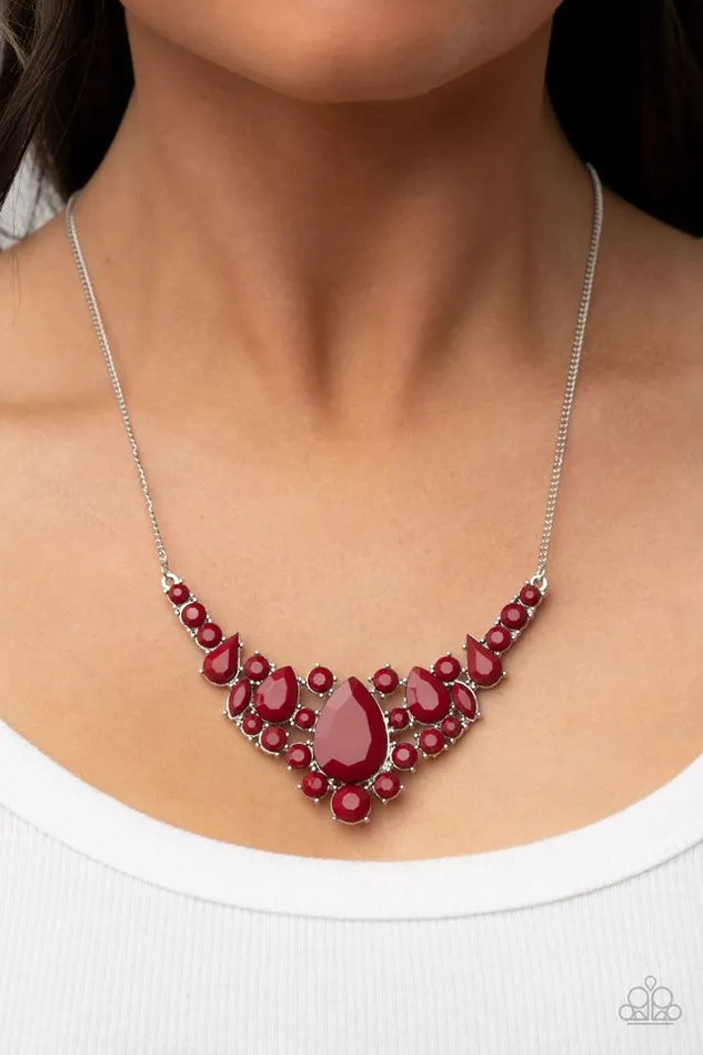 Paparazzi Jewelry Necklaces Paparazzi Necklace Bali Ballroom Red