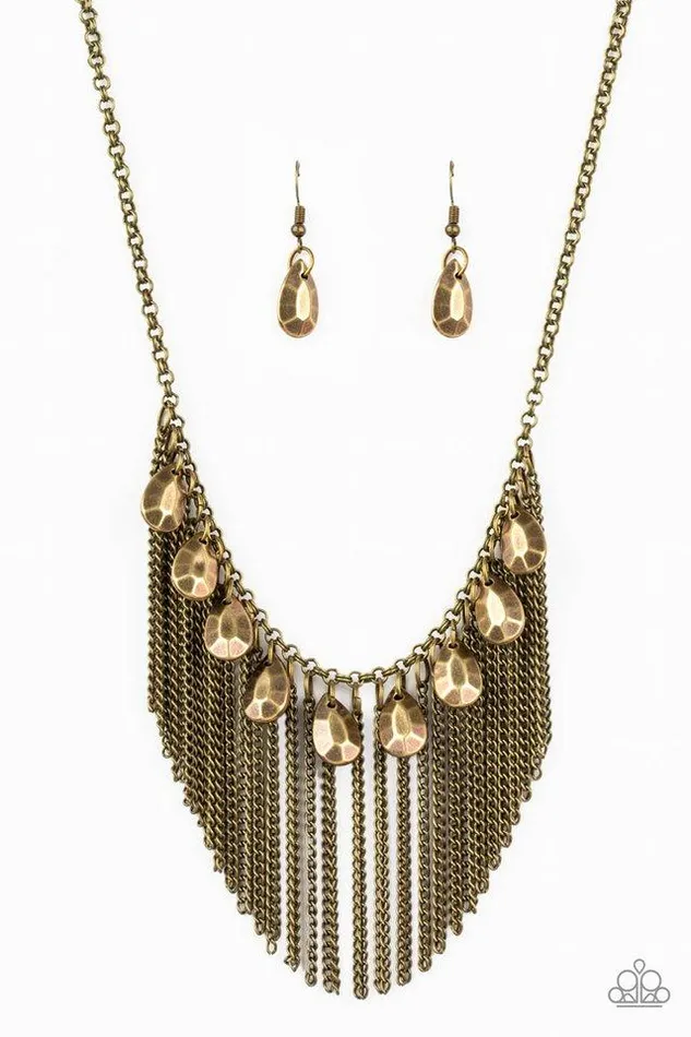 Paparazzi Jewelry Necklaces Paparazzi Necklace Bragging Rights Brass