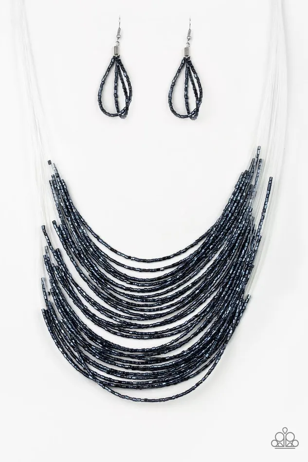 Paparazzi Jewelry Necklaces Paparazzi Necklace Catwalk Queen Blue Paparazzi Jewelry Necklaces Paparazzi Necklace Catwalk Queen Blue