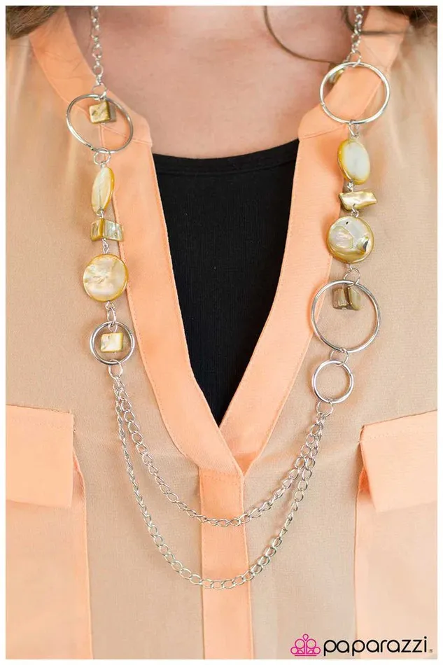 Paparazzi Jewelry Necklaces Paparazzi Necklace Chalk It Up Brown