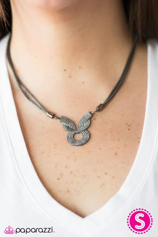 Paparazzi Jewelry Necklaces Paparazzi Necklace Classy Cleopatra Black