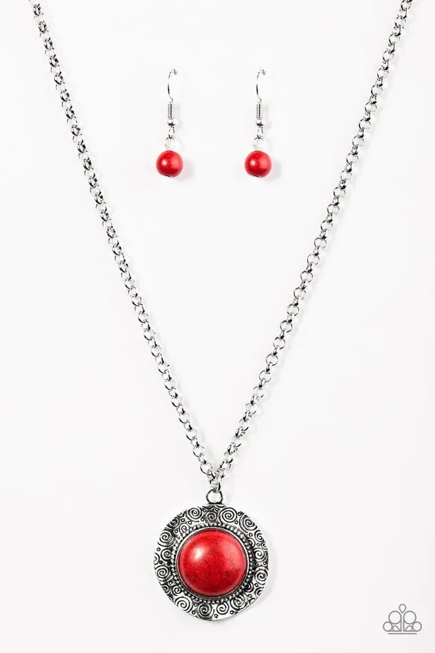 Paparazzi Jewelry Necklaces Paparazzi Necklace Course Of Nature Red