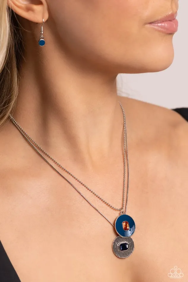 Paparazzi Jewelry Necklaces Paparazzi Necklace Cryptic Couture Blue