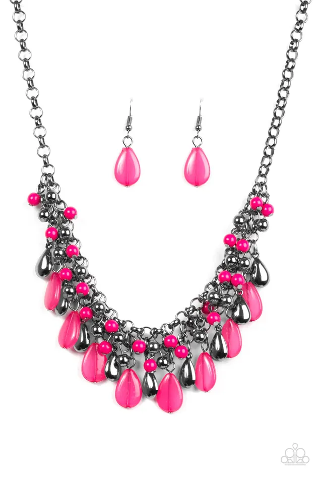 Paparazzi Jewelry Necklaces Paparazzi Necklace Diva Attitude Pink