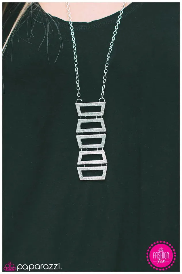 Paparazzi Jewelry Necklaces Paparazzi Necklace Frame By Frame Silver