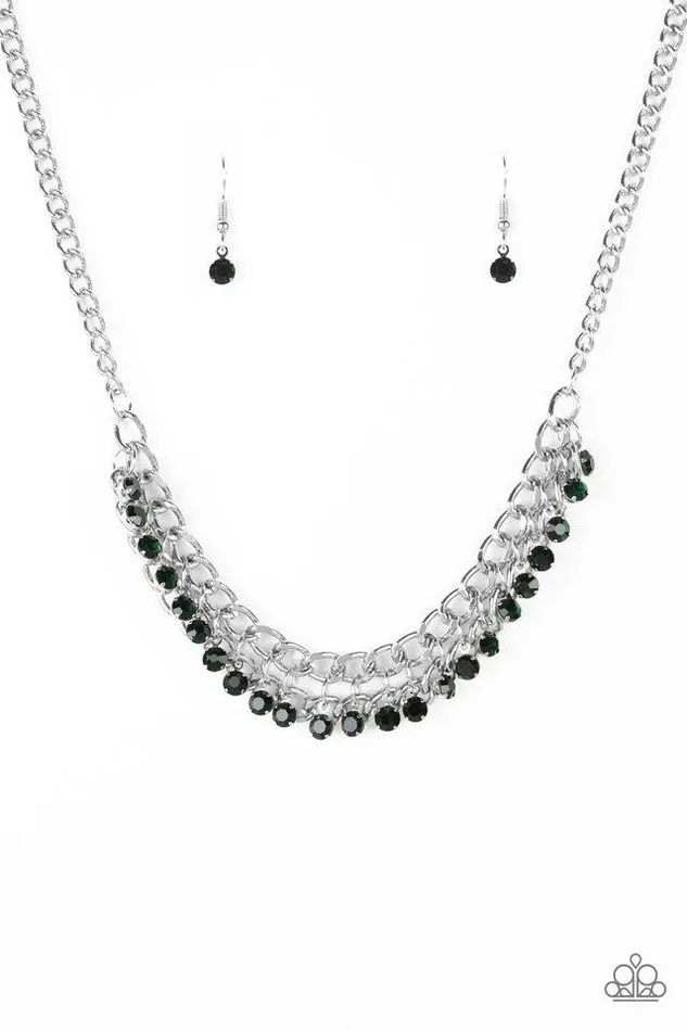 Paparazzi Jewelry Necklaces Paparazzi Necklace Glow and Grind Green