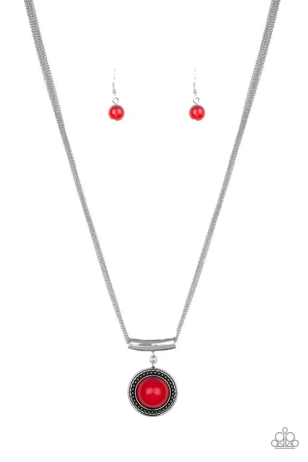 Paparazzi Jewelry Necklaces Paparazzi Necklace Gypsy Gulf Red