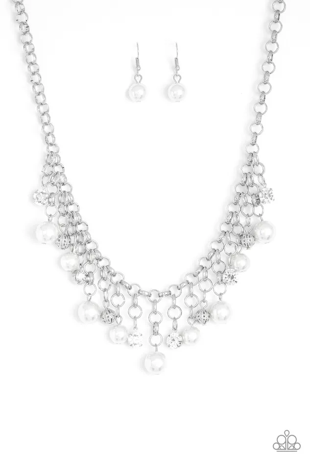 Paparazzi Jewelry Necklaces Paparazzi Necklace HEIRheaded White