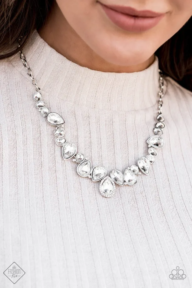 Paparazzi Jewelry Necklaces Paparazzi Necklace I Want It All White