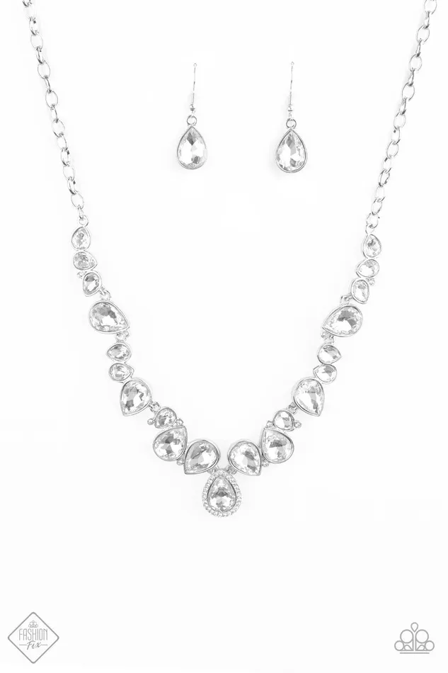 Paparazzi Jewelry Necklaces Paparazzi Necklace I Want It All White Paparazzi Jewelry Necklaces Paparazzi Necklace I Want It All White