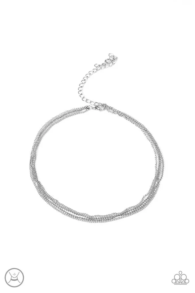 Paparazzi Jewelry Necklaces Paparazzi Necklace If You Dare Silver Paparazzi Jewelry Necklaces Paparazzi Necklace If You Dare Silver