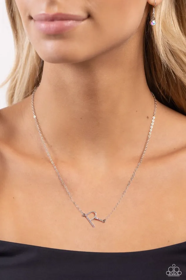 Paparazzi Jewelry Necklaces Paparazzi Necklace INITIALLY Yours R Multi