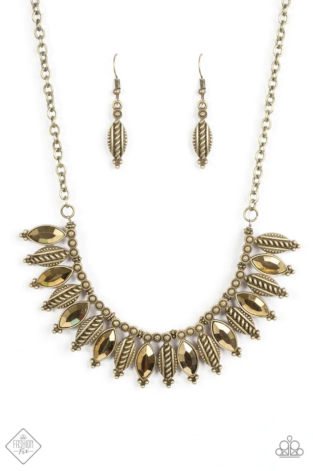Paparazzi Jewelry Necklaces Paparazzi Necklace Jungle Jamboree Brass