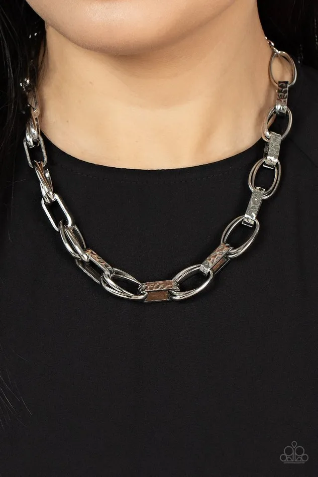 Paparazzi Jewelry Necklaces Paparazzi Necklace Motley In Motion Silver