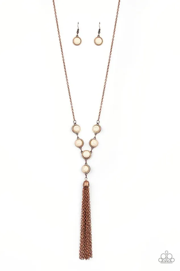 Paparazzi Jewelry Necklaces Paparazzi Necklace Rural Heiress Copper