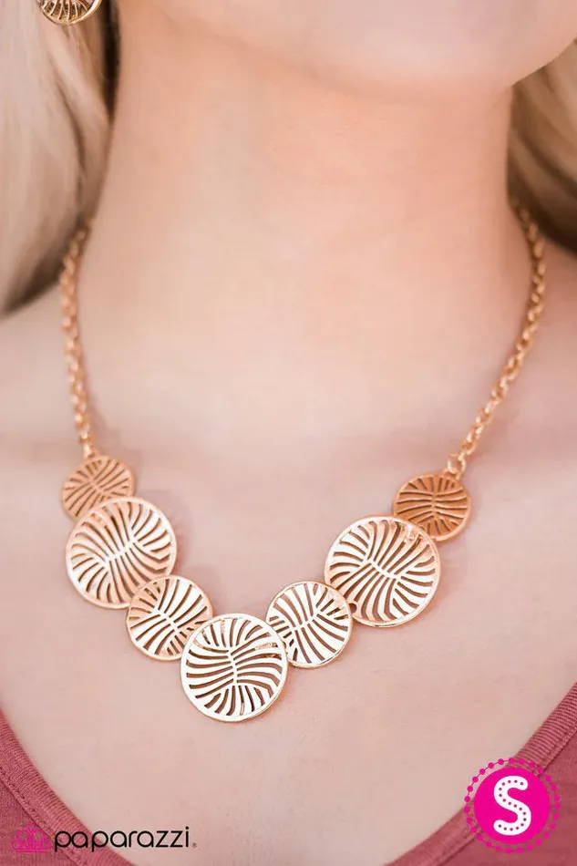 Paparazzi Jewelry Necklaces Paparazzi Necklace Slam Dunk Gold