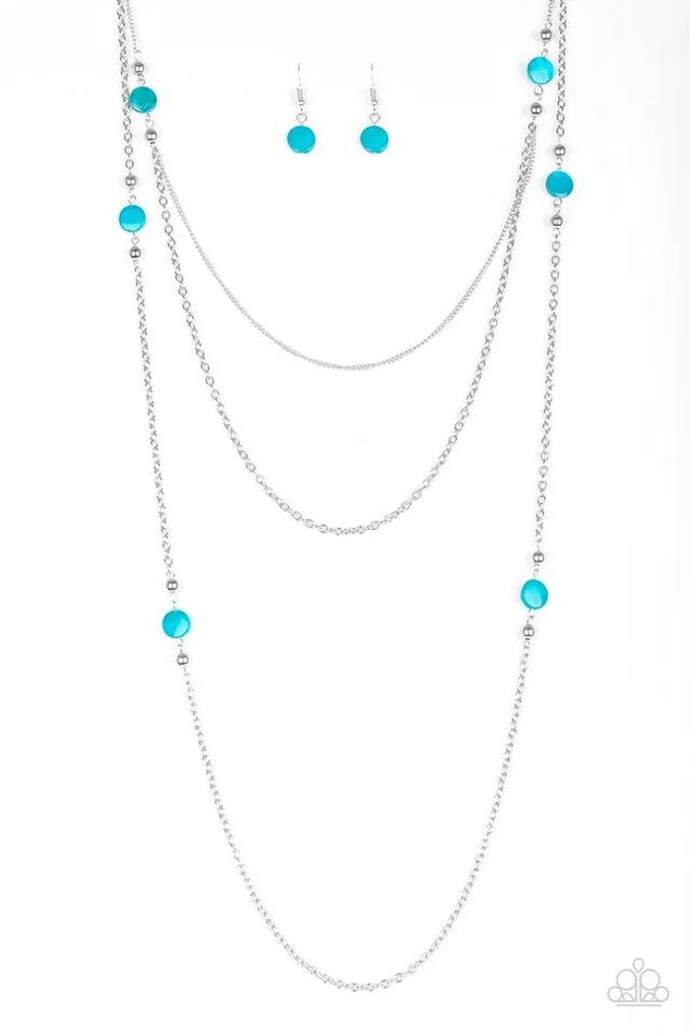 Paparazzi Jewelry Necklaces Paparazzi Necklace So SHORE Of Yourself Blue