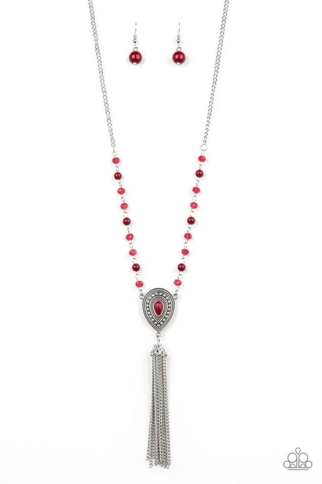 Paparazzi Jewelry Necklaces Paparazzi Necklace Soul Quest Red Paparazzi Jewelry Necklaces Paparazzi Necklace Soul Quest Red