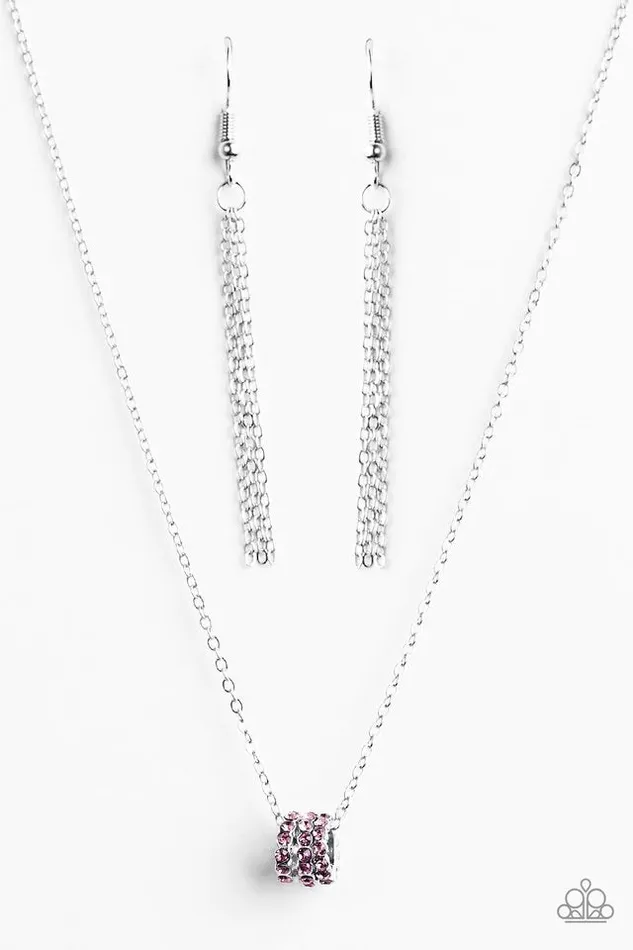 Paparazzi Jewelry Necklaces Paparazzi Necklace Sparkle Etiquette Purple