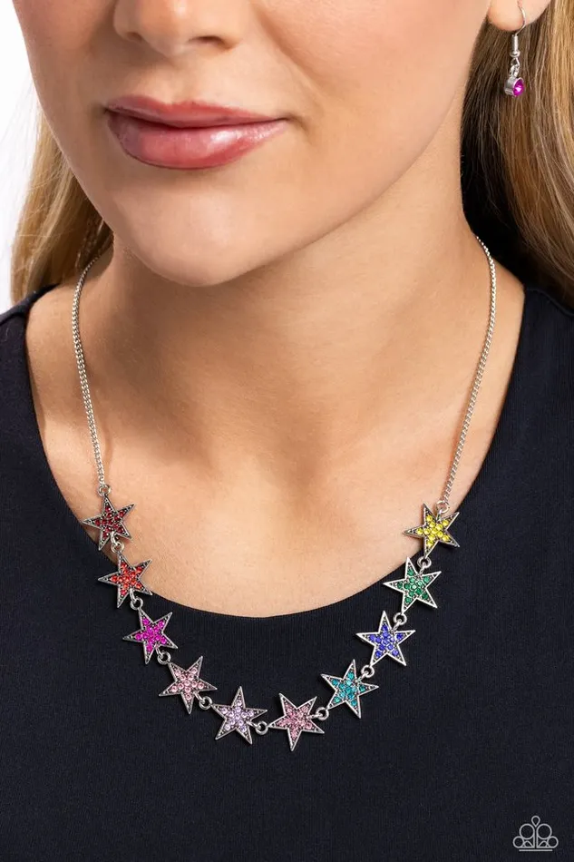 Paparazzi Jewelry Necklaces Paparazzi Necklace Star Quality Sensation Multi