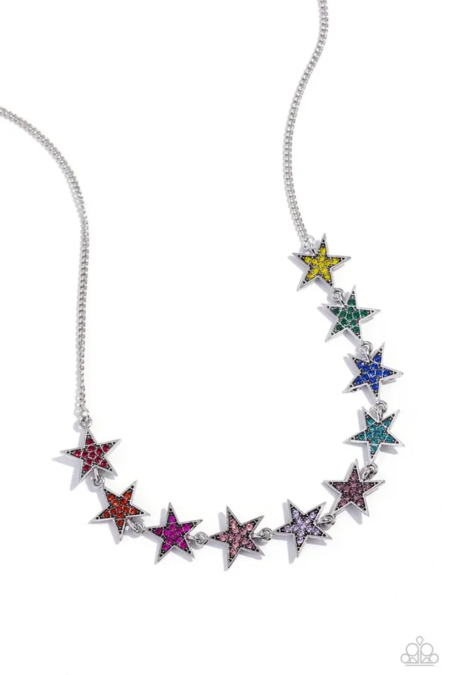 Paparazzi Jewelry Necklaces Paparazzi Necklace Star Quality Sensation Multi Paparazzi Jewelry Necklaces Paparazzi Necklace Star Quality Sensation Multi