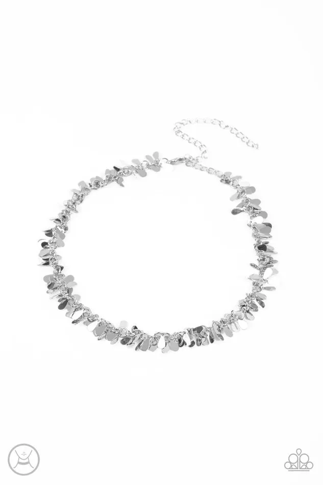 Paparazzi Jewelry Necklaces Paparazzi Necklace Surreal Shimmer Silver